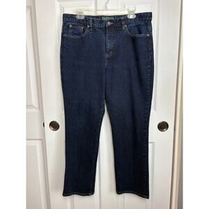 Ralph Lauren Jeans Medium Wash Classic Straigh Denim Jeans Size 14